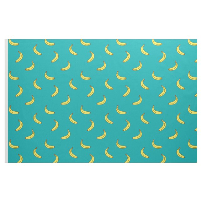 Tecido do teste padrão da banana (Fat Quarter)