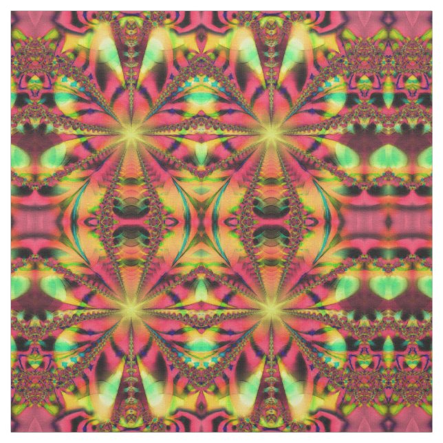 Tecido do teste padrão do Fractal (Modelo)