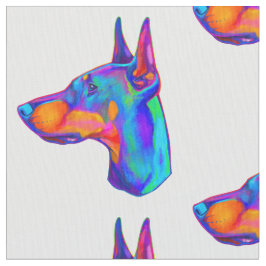 Tecido Doberman Pincher nas cores