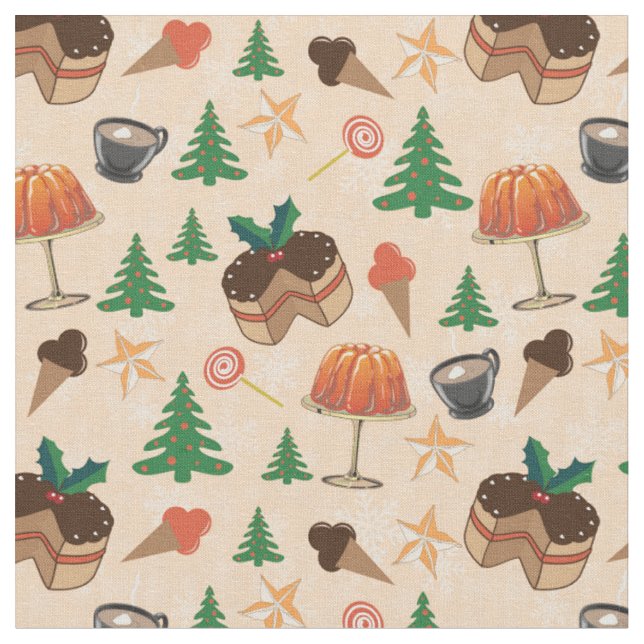 Tecido Doces de Natal (Detalhe)