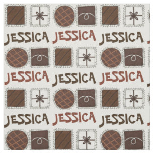 Tecido Doces personalizados de chocolate Bonbon Candy Foo