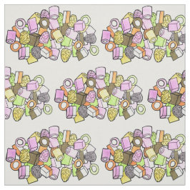 Tecido Dolly Mixture UK British Fondant Confection Candy