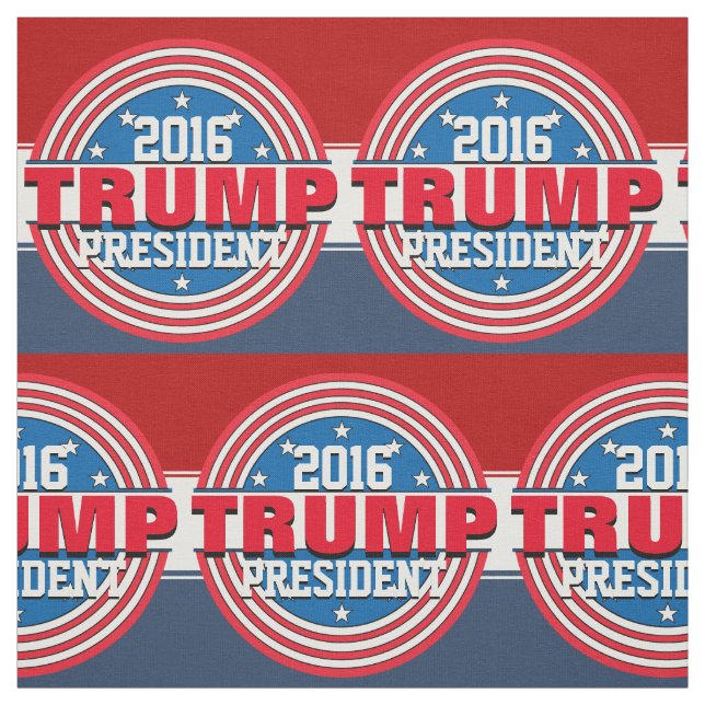 Tecido Donald Trump Presidente 2016 (Modelo)