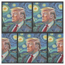 Donald Trump Starry Night Van Gogh Art Style 2024