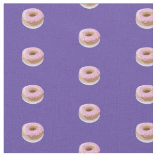 Tecido donut de vidro rosa