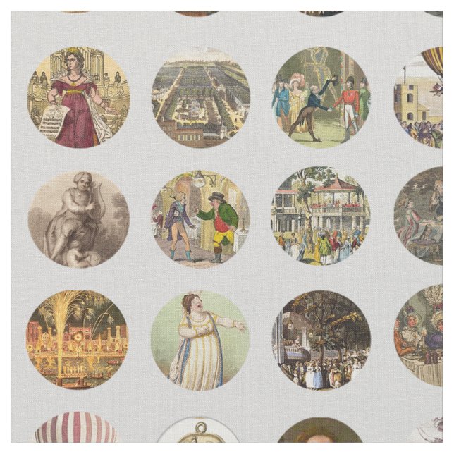 Tecido dos Círculos Vauxhall (Detalhe)