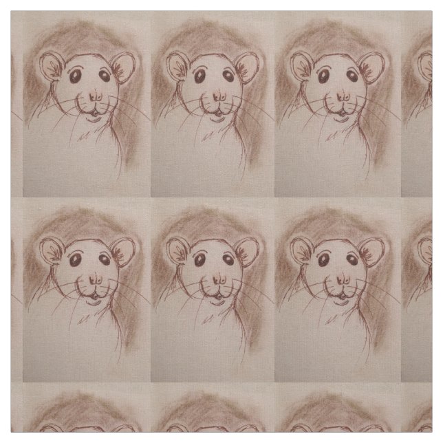 Tecido dos desenhos animados do rato do (Modelo)