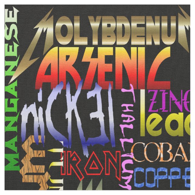 Tecido dos metais pesados (Detalhe)