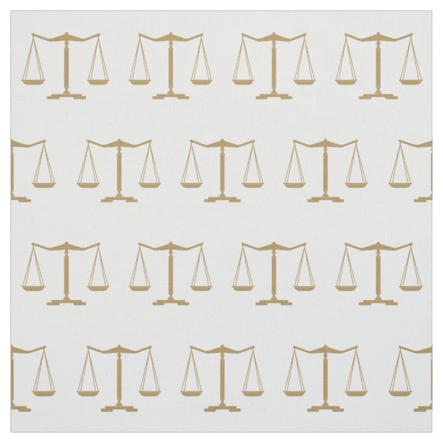 Tecido Douradas Escalas de Justiça| Advogado (Modelo)