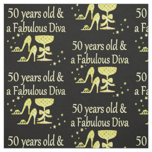 TECIDO DOURADO 50 ANOS DE IDADE E ANIVERSÁRIO FABULOSO DE