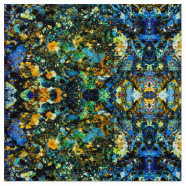 Tecido Dourado Azul