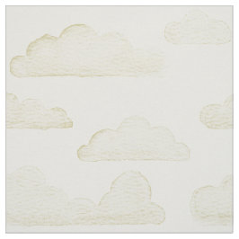 Tecido Dourado das Nuvens de Aquarela do Dreamtime