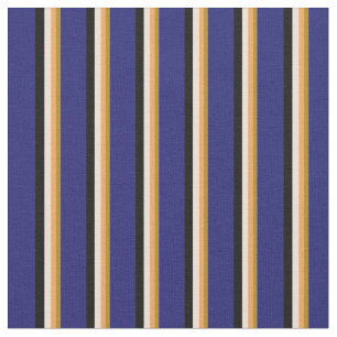 Tecido Dourado Escuro, Marrom, Bisque, Preto e Azul