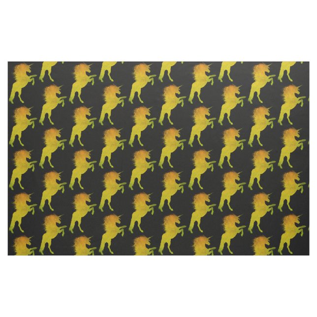 Tecido Dourado Grunge Unicorn (Fat Quarter)