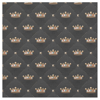 Tecido Dourados Crowns