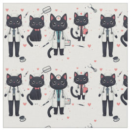 Tecido Doutor Black Cat