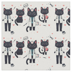 Tecido Doutor Black Cat