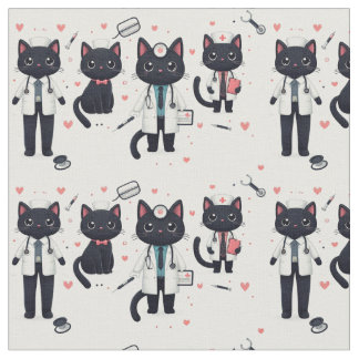 Tecido Doutor Black Cat