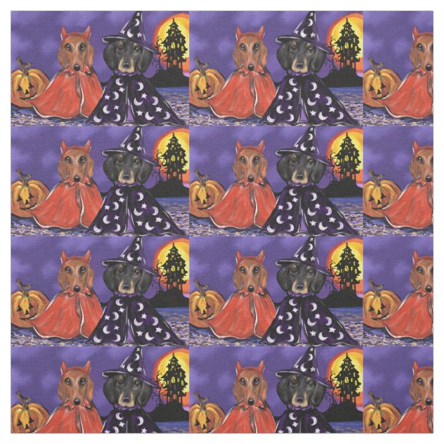 Tecido Doxie Halloween (Modelo)