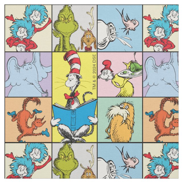 Tecido Dr. Seuss | Histórias Gráficas (Modelo)
