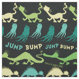Tecido Dr. Seuss   Padrão de Halloween "Bump Jump"
