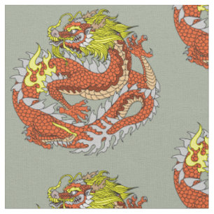 Tecido Dragão chinês