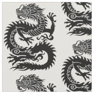 Tecido Dragão chinês tradicional