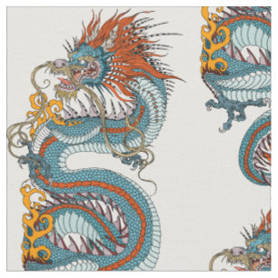 Tecido Dragão chinês tradicional