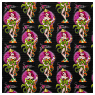 Tecido Dragão Lady Princess Fire Queen