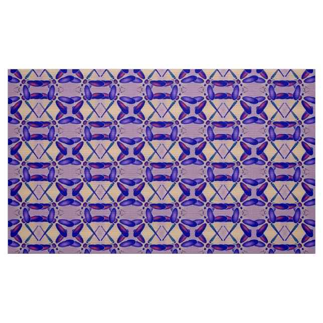 Tecido Dragonfly de arte computacional (roxo) (Fat Quarter)