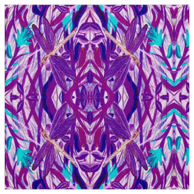 Tecido Dragonfly lavanda (Modelo)