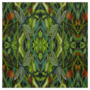 Tecido Dragonfly Verde