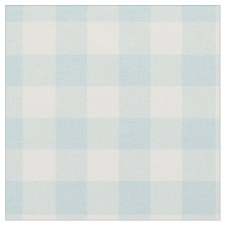 Tecido Duck Egg Blue & White Plaid Gingham