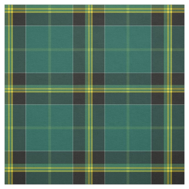 Tecido Duffy Tartan Pattern Green Xadrez da Irlanda (Modelo)