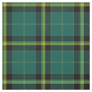 Tecido Duffy Tartan Pattern Green - Xadrez irlandesa verd