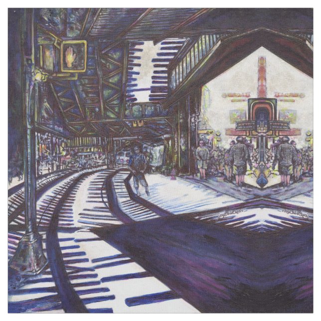 Tecido Dusting the Piano (Modelo)