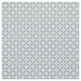 Tecido Dusty Blue Geométrico Pattern Shippo. Litoral