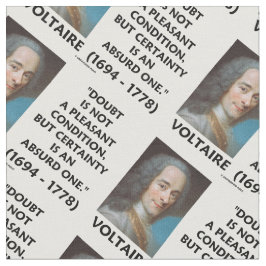 Tecido Dúvida Não Agradável Condição Certeza Voltaire