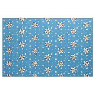 Tecido Edelweiss em Azul