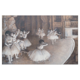 Tecido Edgar Degas - Ensaio de Ballet no Palco