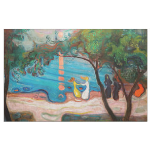 Tecido Edvard Munch - dança na praia