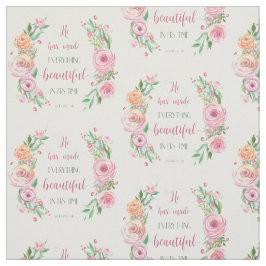 Tecido Ele Fez Tudo Bela Eclesístes 3:11