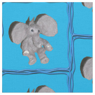 Tecido - Elefante em Moldura