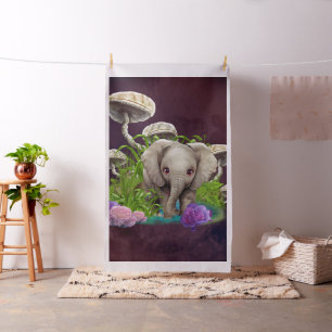 Tecido Elefante para Bebês mais fino