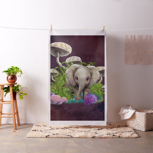 Tecido Elefante para Bebês mais fino (In Situ)