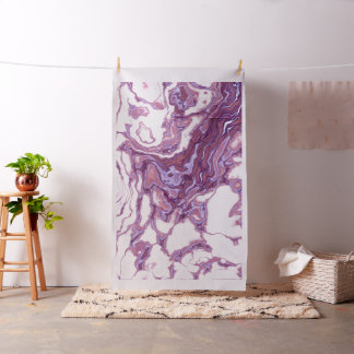 Tecido Elegância de Mármore Roxo Rosa
