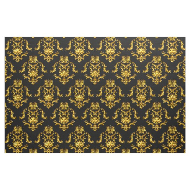 Tecido elegante do damasco (Fat Quarter)