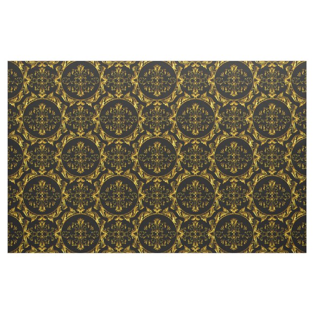 Tecido elegante do damasco (Fat Quarter)