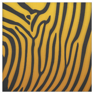Tecido elegante do impressão da zebra