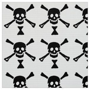 Tecido Emanuel Wynne Pirate Flag Jolly Roger